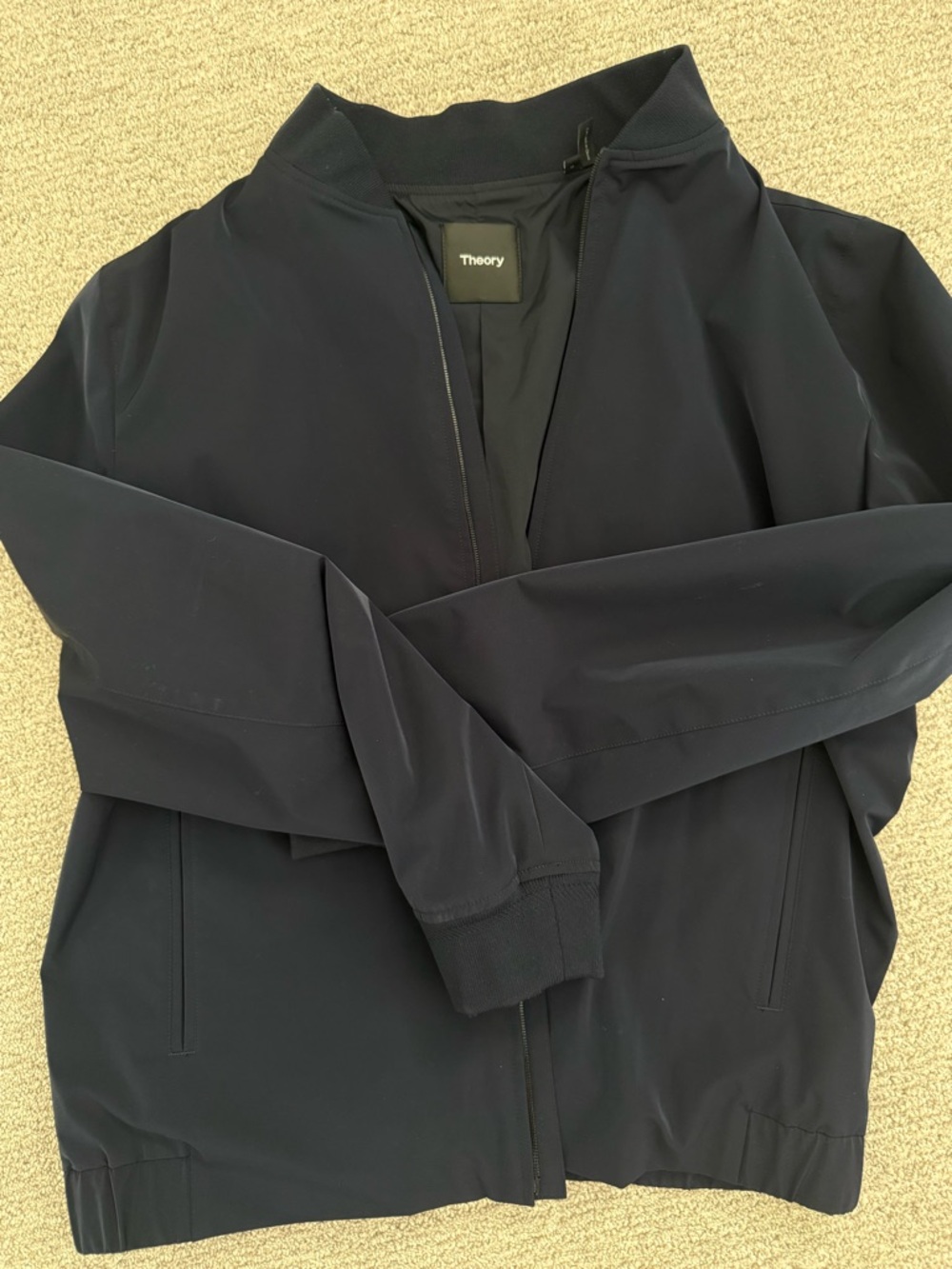 Theory Men's Stand Collar Zip Jacket EUC - Picture 6 of 11